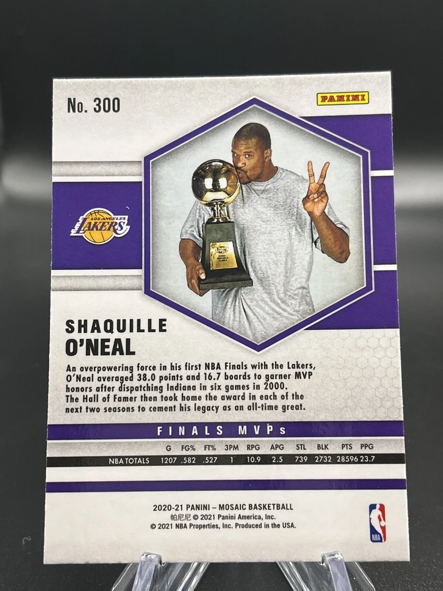 2020-21 Panini Mosaic #300 Shaquille O'Neal FINALS MVP