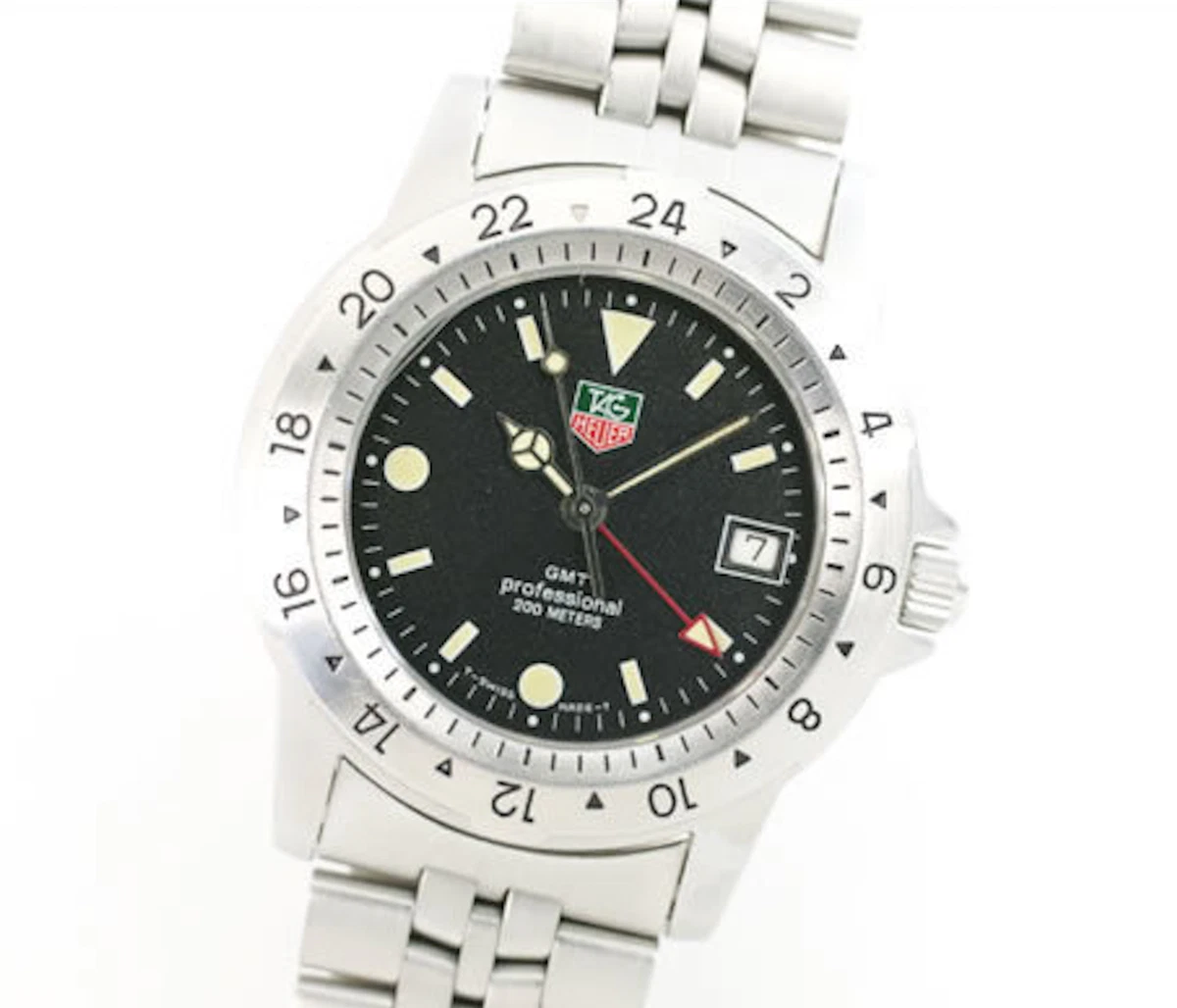 TAG HEUER 1500 series 159.306 GMT black Dial Quartz Men s Watch