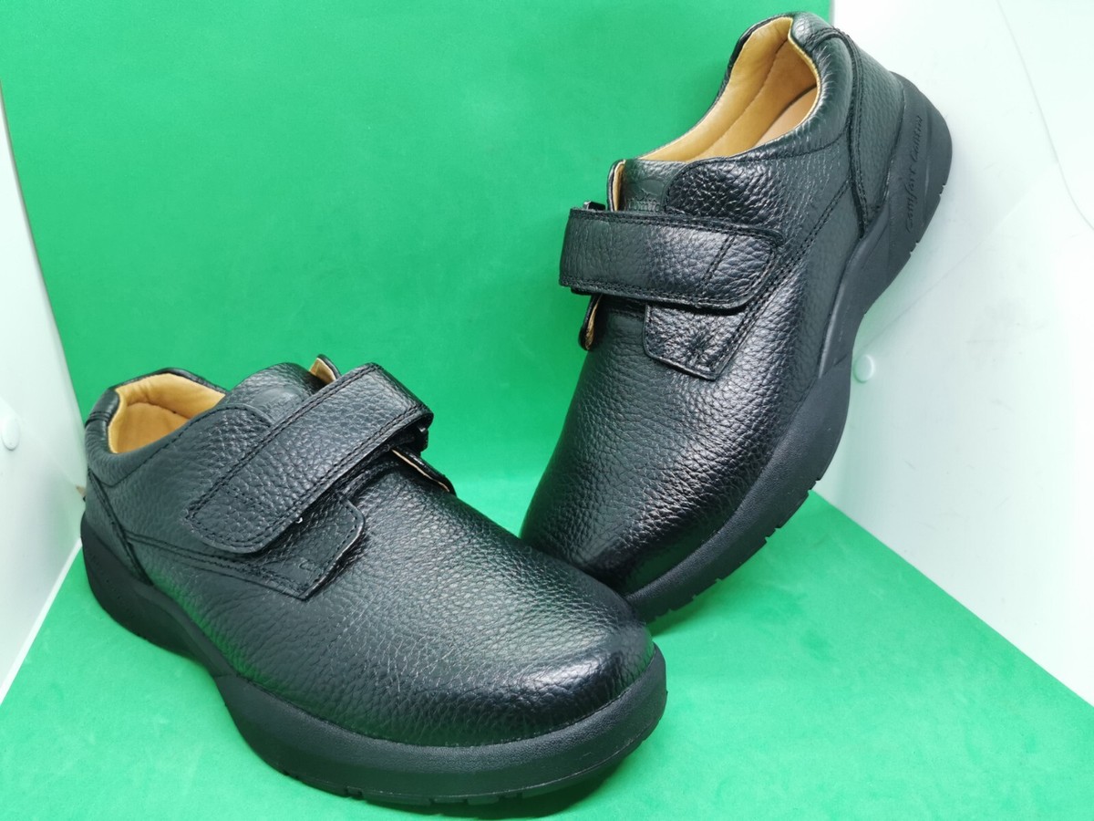 NEW DR. COMFORT SHOES men\'s william x shoes in black Dr Comfort William X Black Leather Slip On | Mercari main image 4