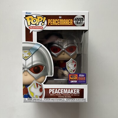 Funko Pop DC PEACEMAKER 1237 WonderCon 2022 Exclusive New Official Sticker