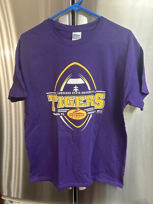LSU Outback Bowl 2014 Graphic t shirt Large Football NCAA