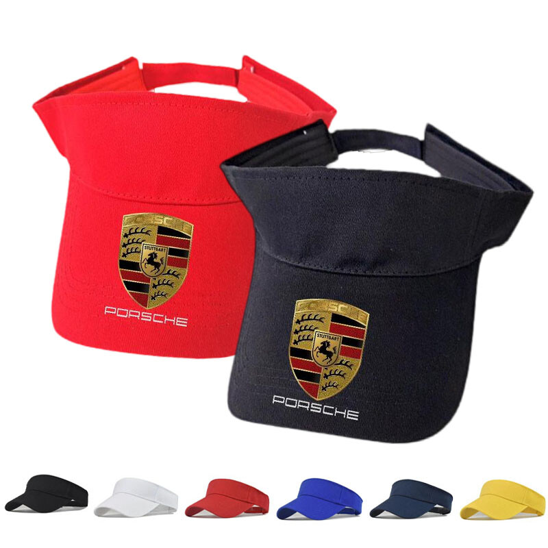 Porsche logo hollow cap duckbill adjustable hip hop golf hat
