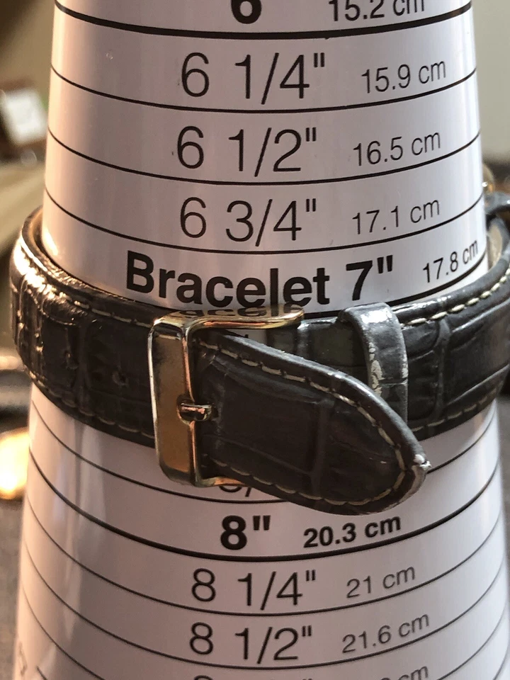 Reloj cronógrafo para mujer Gossip oro rosa con bisel de cristal correa de cuero Foto 4 de 4