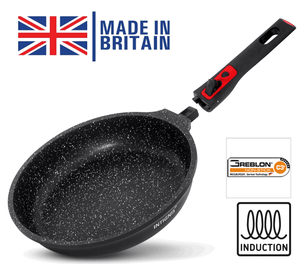 Frying Pan 24cm Non Stick Oven Proof Removable handle induction Hob Safe | eBay