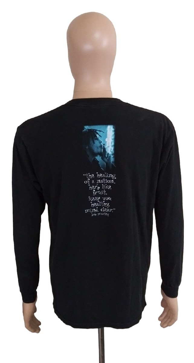 90s ボブ・マーリー TシャツLブラック vintage ZION 1998年