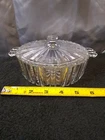 Vintage Pink Depression Glass Candy Dish & Sugar Anchor Hocking Fortune Pattern