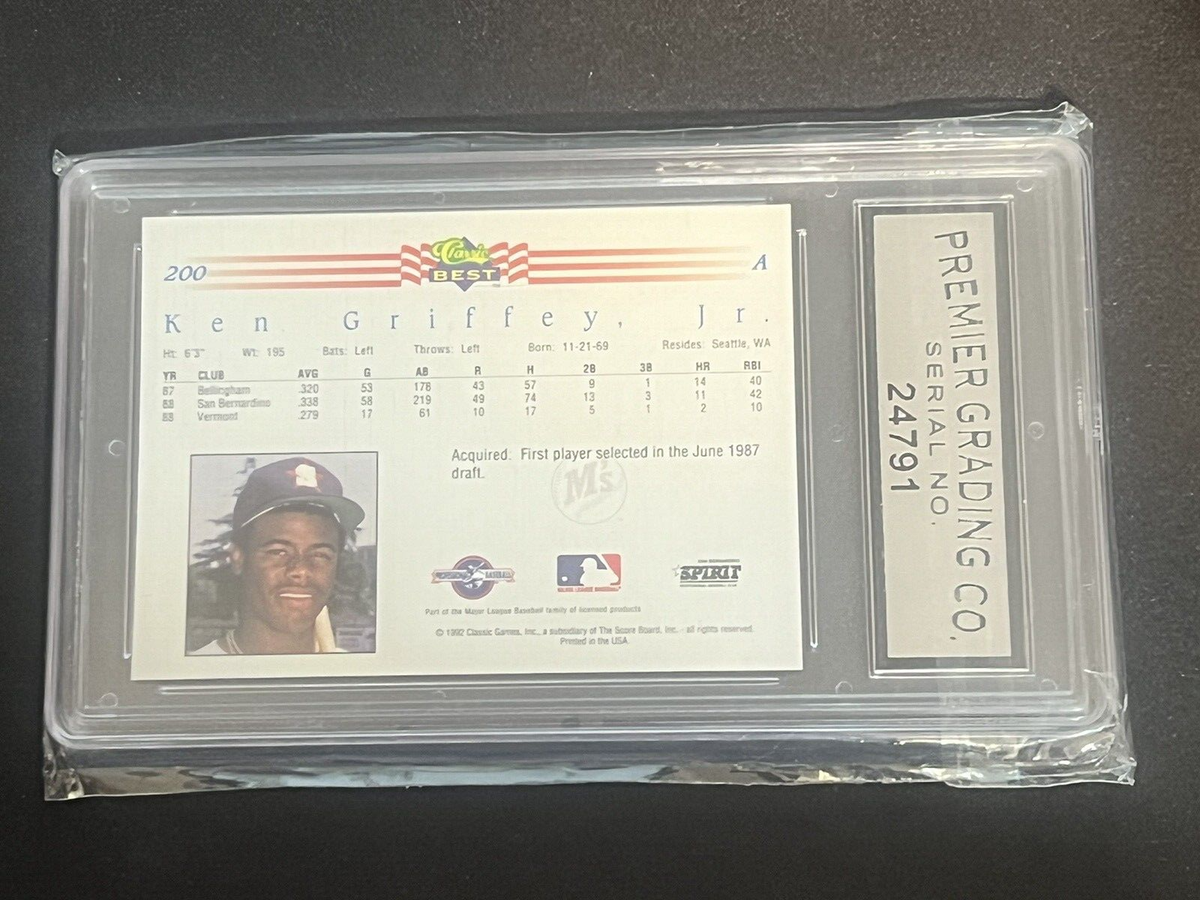 ASTRO サナ 握手券 Ken Griffey Jr Rookie (Graded PGC Mint 9) 1992 Classic Best #200