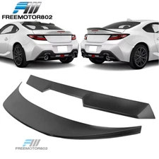Fits 22-25 Subaru BRZ Toyota GR86 Unpainted V Style Roof + TRD Trunk Lip Spoiler