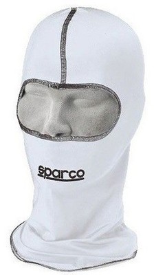 Sparco 002231B Micropoly Balaclava [White]