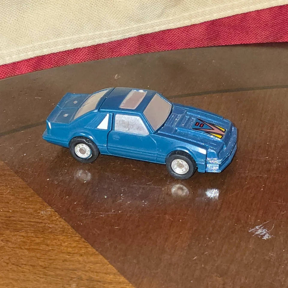 Vintage 1984 GoBots STALLION Blue Mustang MRT-45 Bandai Action Figure Robot - Image 2 of 4