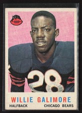 1959 Topps #145 Willie Galimore - EX/EX+ Set Break!