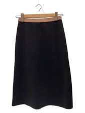 GUCCI Long Skirt Size 42 Wool Black 609797 ZADOQ
