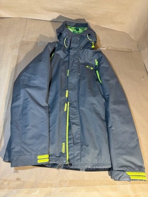OAKLEY JACKET MENS LARGE GREEN THINSULATE INSULATED HOODED SNOW SPORT (295626-1)