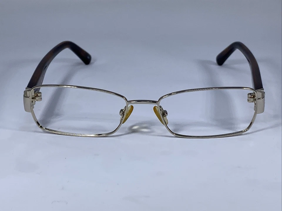VALENTINO V2105R 718 Italy Gold/Dark Brown Eyeglasses Frame 51-16-130 - Image 2 of 4