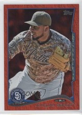 2014 Topps Update Red Hot Foil Joaquin Benoit #US-326 fm0