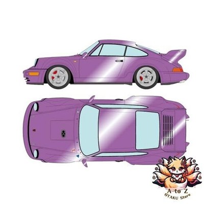 NEU Makeup VISION 1/43 Porsche 911 964 Carrera RSR 3.8 1993 Lavender Snubbull