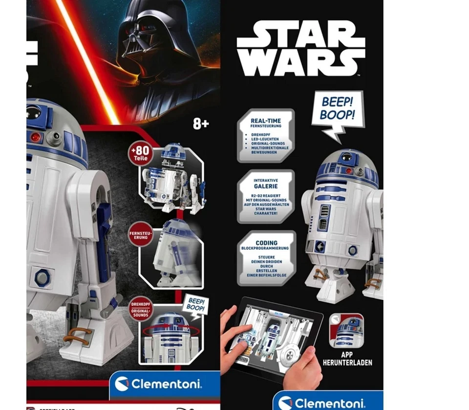 Clementoni Star Wars R2D2 Roboter Experimentierkasten Lernspielzeug 59457 Neu - Bild 2 von 4
