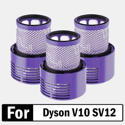 HEPA-Filter für Dyson V10 - Waschbar SV12 Ersatz - 3 Stück Ersatzteile