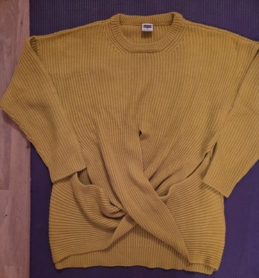 Damen Oversize Strick Pullover.Gr.M.Senfgelb.Kuschelig .Neu!