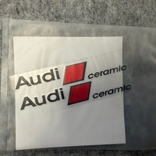 2pcs Ceramic Sport Car Wheels Brake Caliper Sticker Decal Decoration Black 4inch 2pcs Ceramic Sport Car Wheels Brake Caliper Sticker Decal Decoration Black 4inch