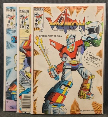 Voltron Complete Series #1-3 Modern Comics 1985 Movie Confirmed Henry Cavill  