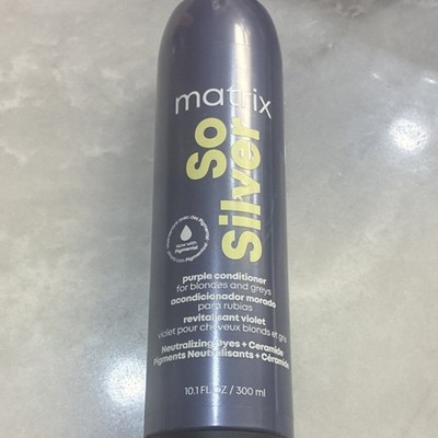 Matrix So Silver Purple Toning Conditioner Neutralizing Blonde/Gray 10.1 fl oz