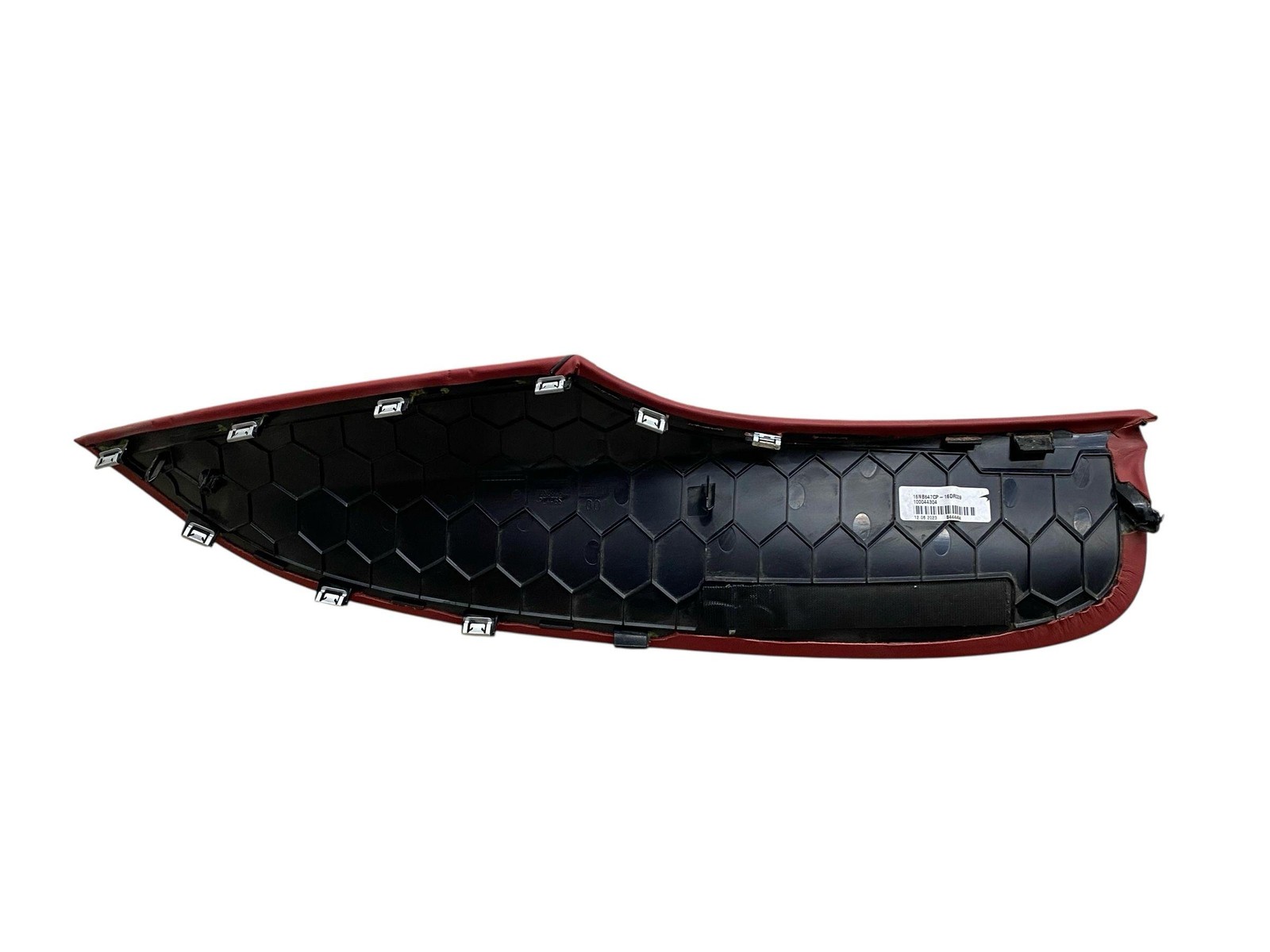 2024 MCLAREN ARTURA RIGHT DOOR PANEL INSERT RED LEATHER *LIGHT INDENT* 16NB647CP