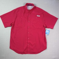 Columbia PFG Tamiami Omnishade Mens Vented Shirt LARGE Fishing Outdoor New