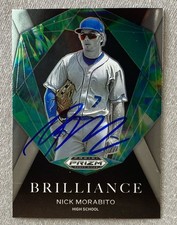 NICK MORABITO AUTOGRAPH 2022 PANINI PRIZM DRAFT PICK BRILLIANCE TRADING CARD