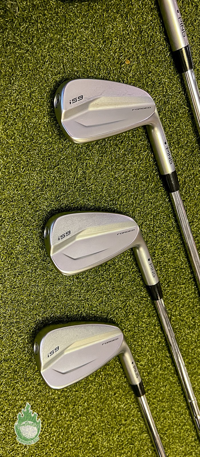 Used Ping Black Dot i59 Forged Irons 5-9 Tour 105g Extra Stiff Steel Golf Set