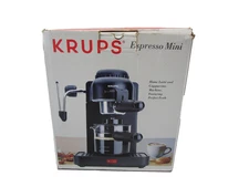 NEW Krups 963 Espresso Mini 4-Cup Cappuccino Machine BLACK Electric Mexico