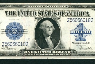 $1 1923 ((VF )) Silver Certificate PAPER CURRENCY AUCTIONS