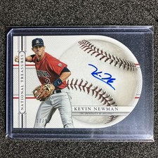 2015 Panini National Treasures Collegiate Kevin Newman #14 Sig. Die-Cuts 77/99