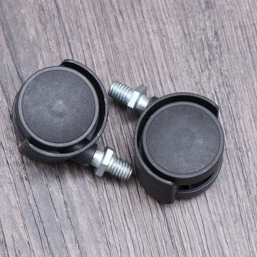 20 Mini Ruote Caster 1 Pollice Rigide Non Rotanti - Nuove