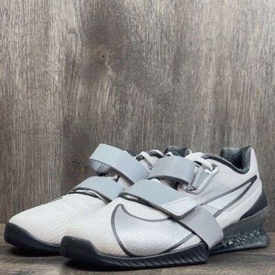 Nike Romaleos 4 Weightlifting Shoes Men’s 9.5 Gray Volt NEW Nike Romaleos 4 Weightlifting Shoes - Wolf Grey/Lightening main image 2