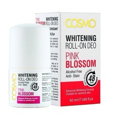 Cosmo Whitening Roll-On Deo Pink Blossom. 48hrs Anti-perspirant For Dark Armpit