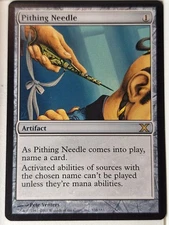 Pithing Needle - 10th Edition Core Set - Magic the Gathering MTG Nice!
