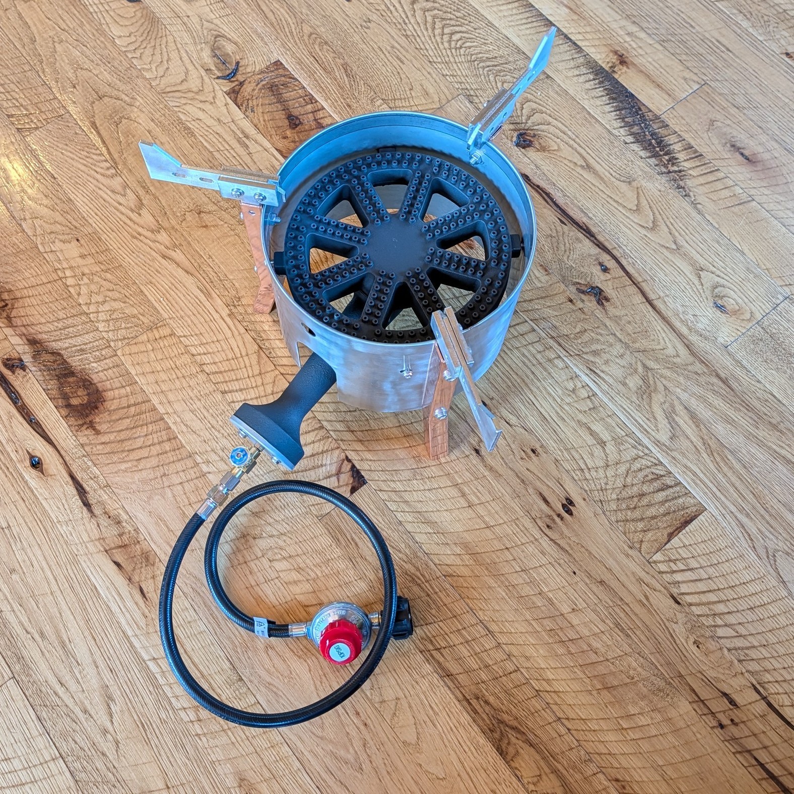 260K BTU Outdoor Propane Burner w/ 10" Burner - Turkey Frying/Brewing/Distilling