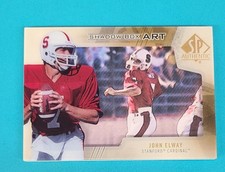 2013 SP Authentic Shadowbox ART #SBA-14 John Elway Stanford FOOTBALL Card G1