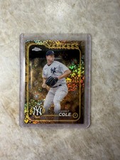 2024 Topps Chrome Gilded Collection Mini Diamond Refractor - Gerrit Cole /50￼