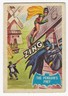 1966 Batman A&BC Printed in England - BLUE BAT - Card Number