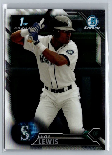 2016 Bowman Draft #BDC-60 Kyle Lewis Chrome ROOKIE 1st Seattle Mariners