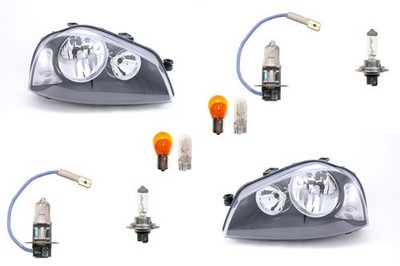 Scheinwerfer Set Halogen passend für Seat Arosa 6H 00-04 Leuchtmittel L R