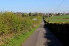 Photo 12x8 Hobberley Lane Shadwell/SE3439 Heading north towards Shadwell c2017