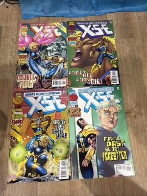 X-S-E Xaviers Security Enforcers #1-4 1996 MARVEL Comics Series Set Vf/nm Avg