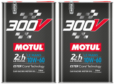 MOTUL 300V LE MANS 10W-60 Motoröl 2x5 Liter Rennsport Öl ESTER CORE Motorenöl