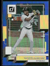 Tucupita Marcano 2022 Donruss Holo Blue Pittsburgh Pirates #150