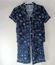 Joyspun Women Sz L 12-14 Pajama Lounge Set Pant Pocket Sleepwear