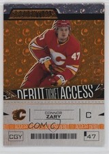 2023 Upper Deck Credentials Debut Ticket Access Orange 135/249 Connor Zary 00em