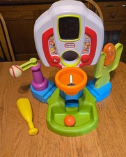 Little Tikes 3-in-1 Sports Zone Basketball Baseball Batting Toy